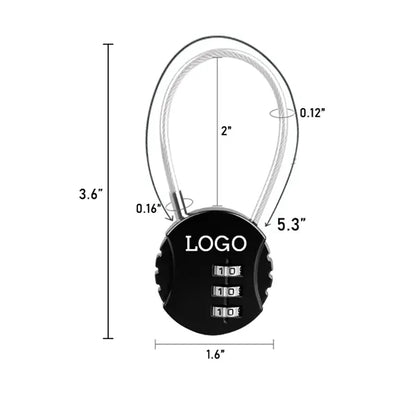 Portable Metal Password Lock Multi-Purpose