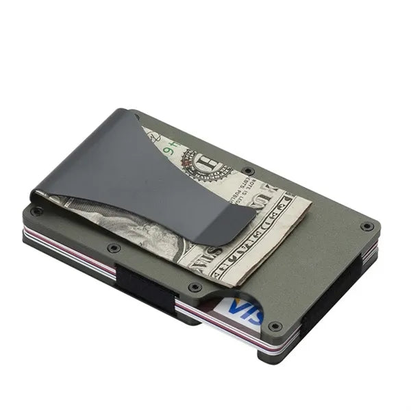 Metal Slim Minimalist Credit Card Clip Wallet