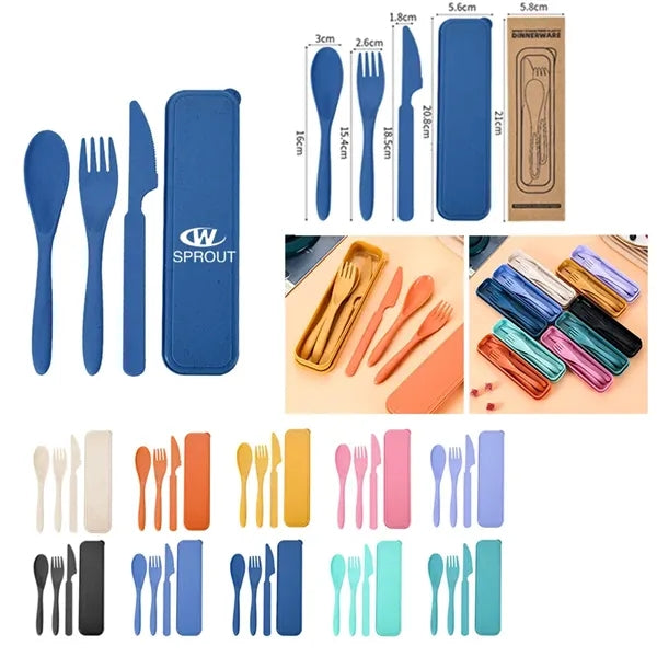 Eco-Friendly Wheat Straw Tableware Sets
