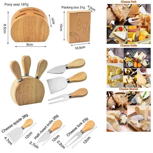 3-Pieces Cheese Knife Set