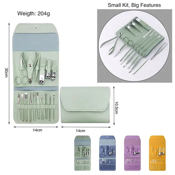 16-Pieces nail clipper kit