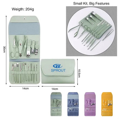 16-Pieces nail clipper kit