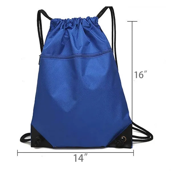 Portable Travel Sports Drawstring Backpack