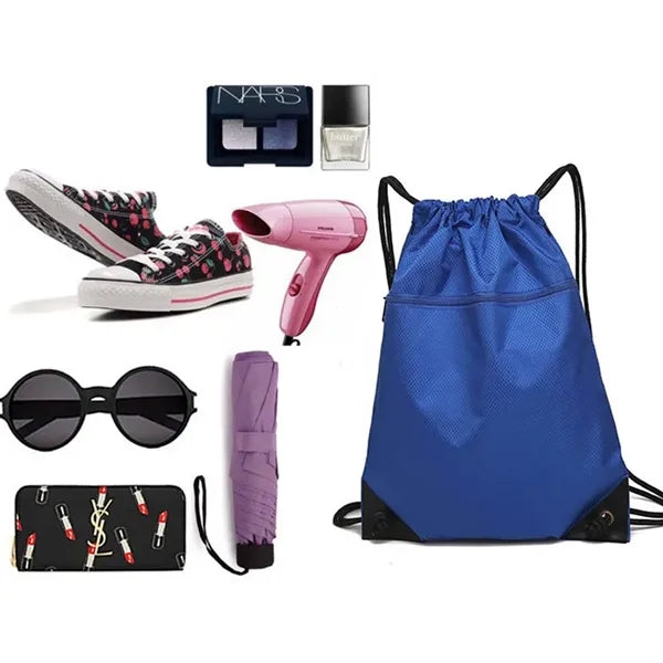 Portable Travel Sports Drawstring Backpack
