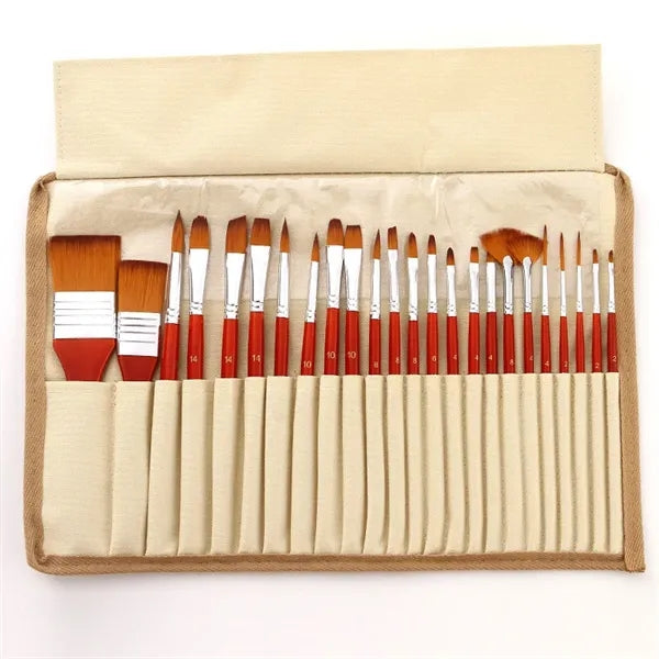 Painting Brush Roll Kit