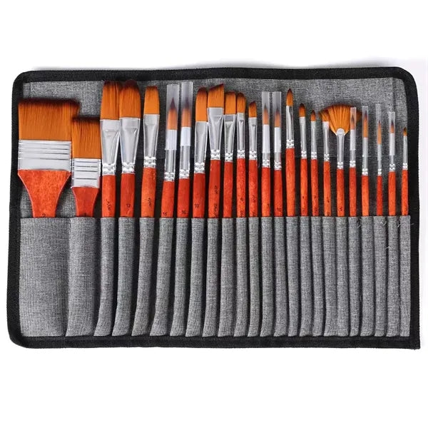 Painting Brush Roll Kit