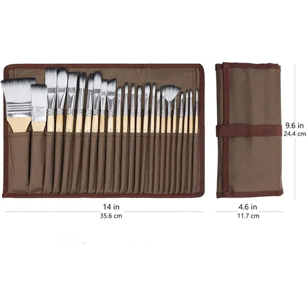 Painting Brush Roll Kit