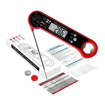 Instant Read Meat Digital Thermometer  Collapsible Probe