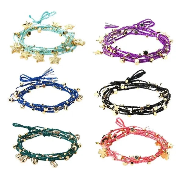 Multi Layers Long String Jewelry Bracelet