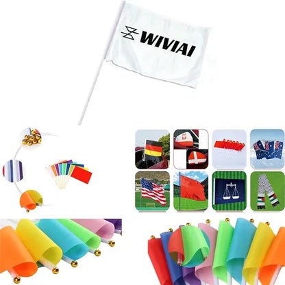 Multicolored Floating Flag