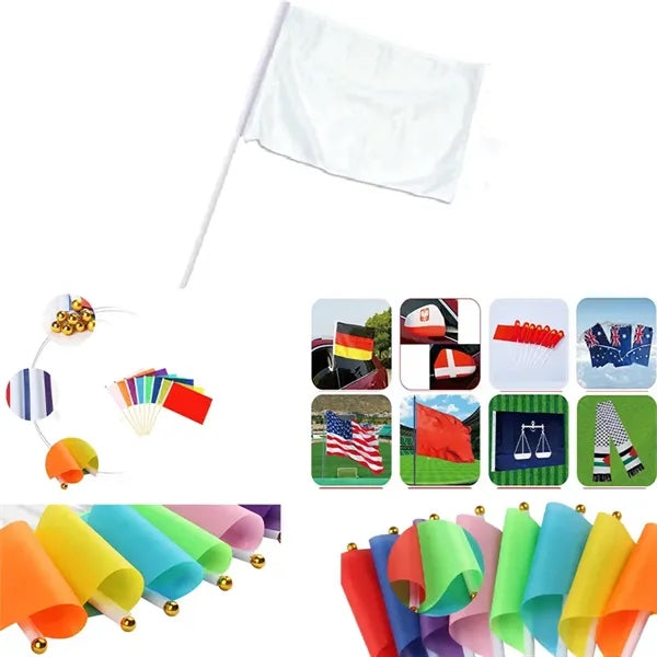 Multicolored Floating Flag