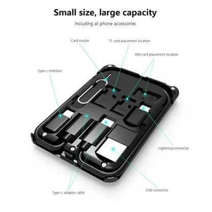 15W Wireless Charger Data Cable Storage
