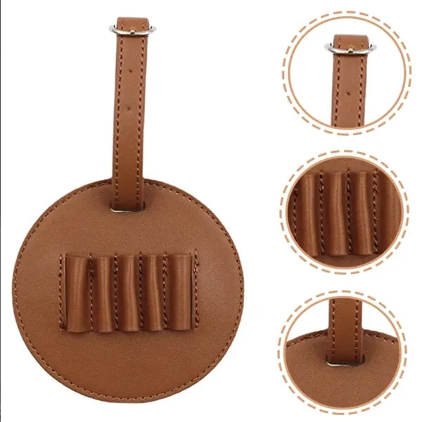 Leather Golf Tee Bag