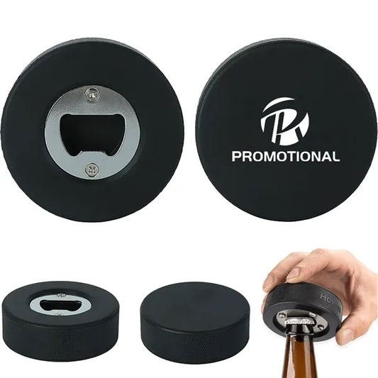 Hockey Puck Bottle Opener