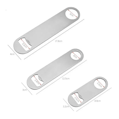Flat Bottle Opener for Bartender