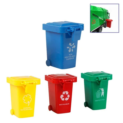 Recycle Trash Can Key Chain