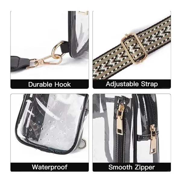 Stadium Approved Clear Sling Bag