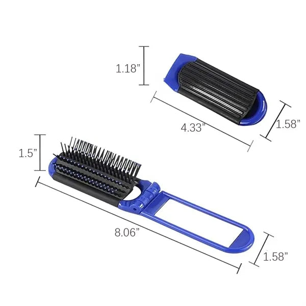 Mini Travel Folding Hairbrush