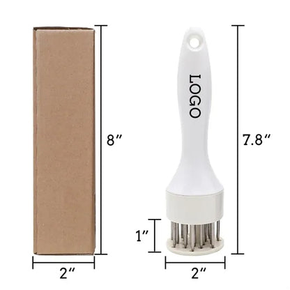 Hand-Held Meat Tenderizer With 16 Stainless Steel Needles