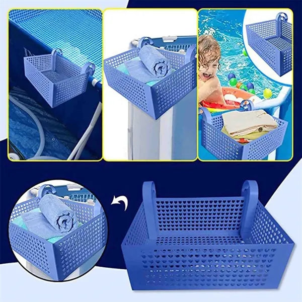 MOQ10 Foldable Poolside Storage Basket Holdler