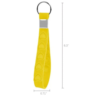 Custom Branded Silicone Keychain Wristband