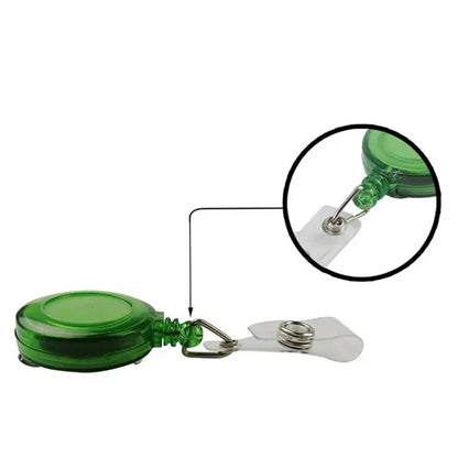 Transparent Retractable Round Badge Reel