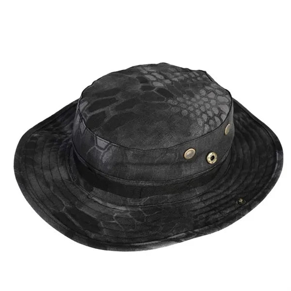 Camo Outdoor Fishing Sun Hat with Adjustable Strap