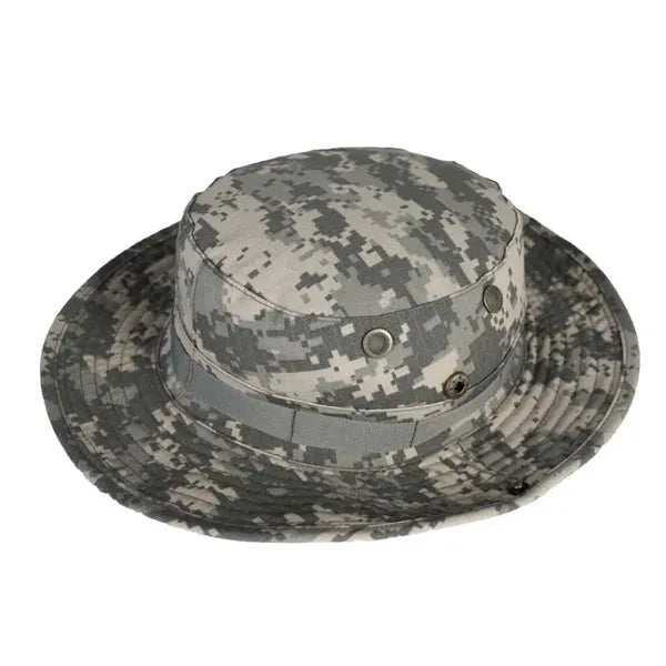 Camo Outdoor Fishing Sun Hat with Adjustable Strap