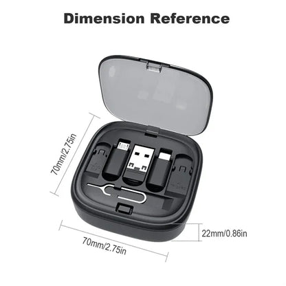 3 in1 Retractable Charging Cable Kit