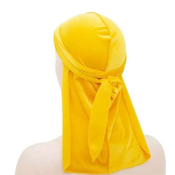 Velvet Long Durags Tail Pirate Hat