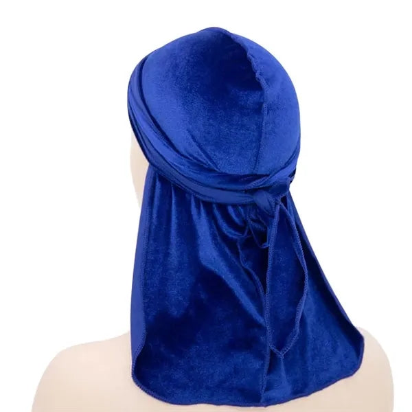 Velvet Long Durags Tail Pirate Hat