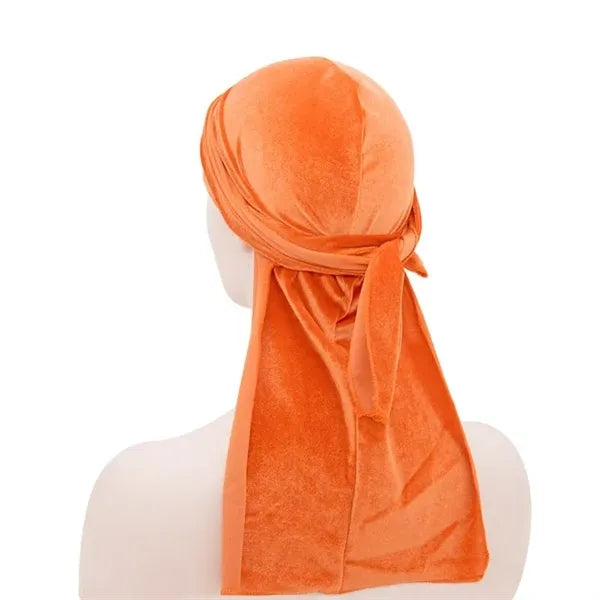 Velvet Long Durags Tail Pirate Hat