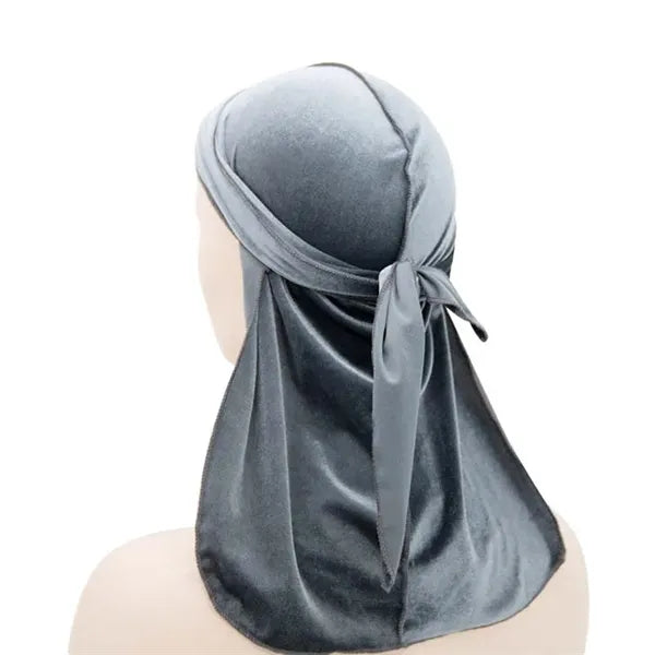 Velvet Long Durags Tail Pirate Hat
