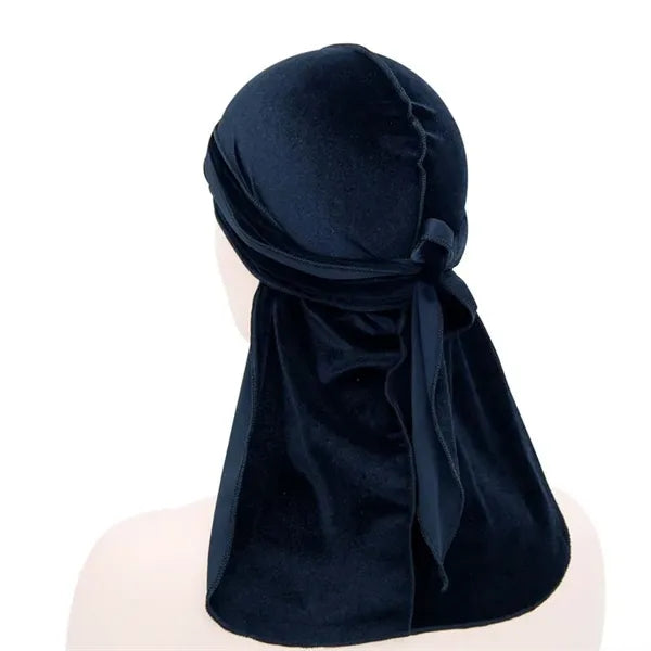 Velvet Long Durags Tail Pirate Hat