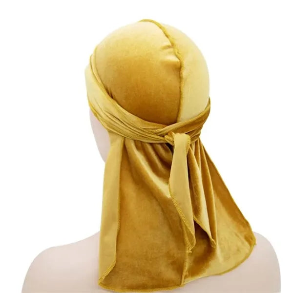 Velvet Long Durags Tail Pirate Hat
