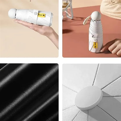 Mini Windproof Sun & Rain Umbrella