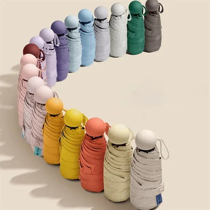 Mini Windproof Sun & Rain Umbrella