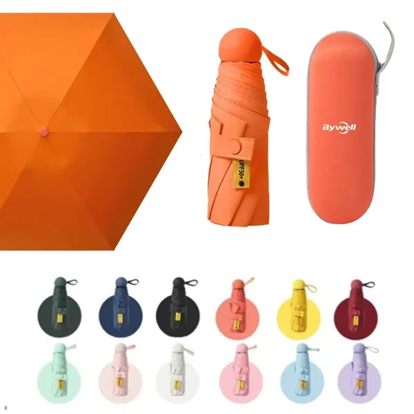 Mini Windproof Sun & Rain Umbrella