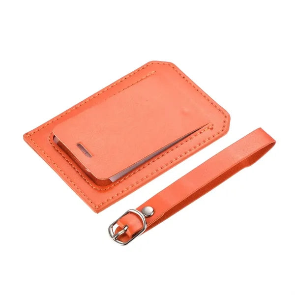 PU Holders Baggage Label Identifier with Straps