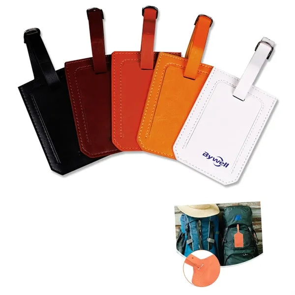 PU Holders Baggage Label Identifier with Straps