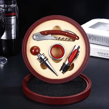 4-Piece Premium Automatic Wine Bottle Opener Set