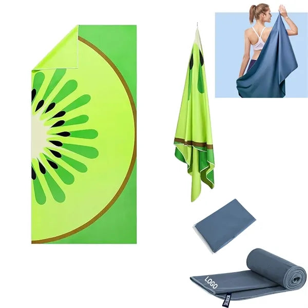 250GSM Microfiber Sand Free Quick Dry Beach Towel 30" x 60"