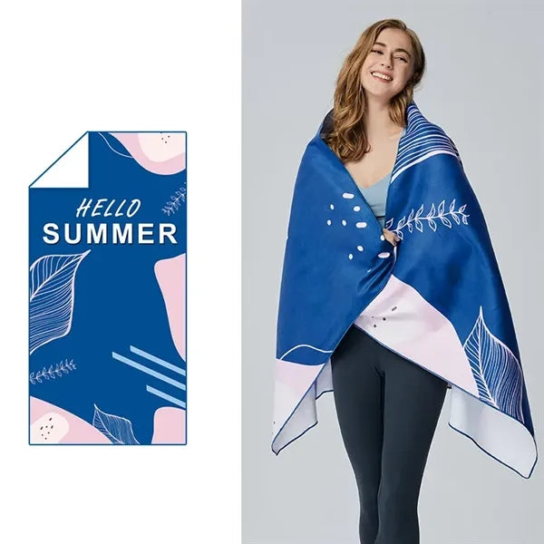 250GSM Microfiber Sand Free Quick Dry Beach Towel 30" x 60"