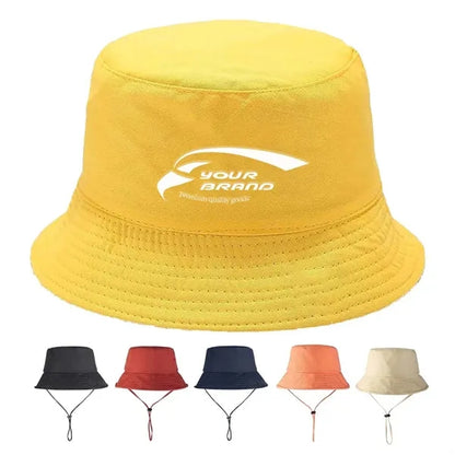 Customizable Solid Color Unisex Bucket Hat