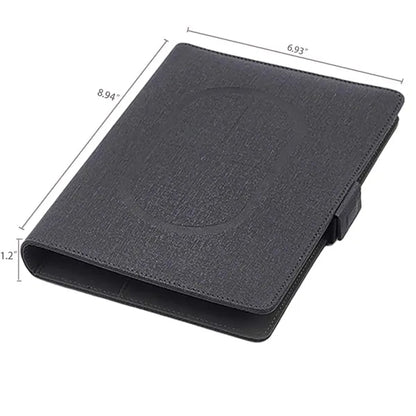 A5 Wireless Charging Organizer Portfolio Notebook