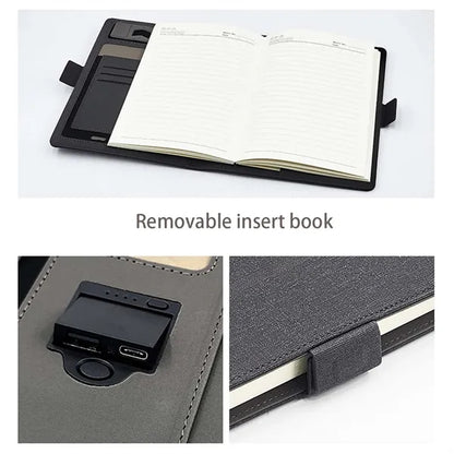 A5 Wireless Charging Organizer Portfolio Notebook