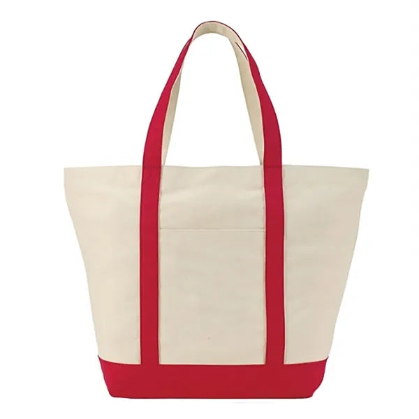 16 Oz Canvas Boat Tote Bag 13 7/9 x 15 3/4 x 3 8/9