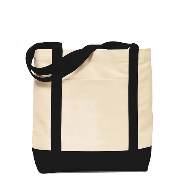16 Oz Canvas Boat Tote Bag 13 7/9 x 15 3/4 x 3 8/9