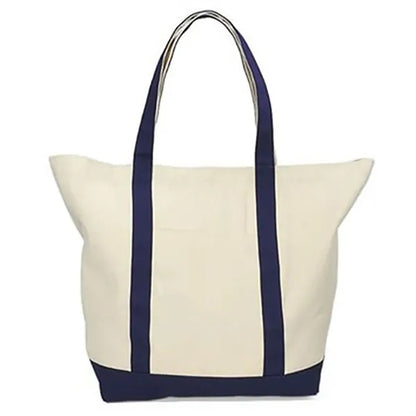 16 Oz Canvas Boat Tote Bag 13 7/9 x 15 3/4 x 3 8/9