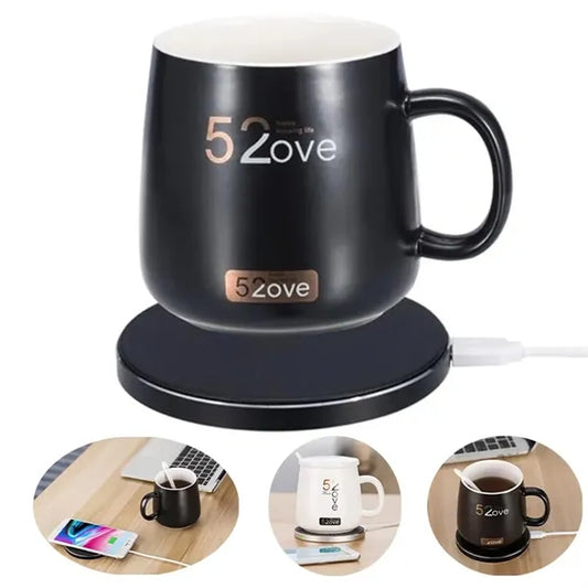 2 in 1 Mug Warmer with Wireless Charger